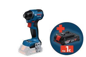 Akumuliatorinis veržliasukis BOSCH Professional GDR 18 V-220, SOLO, 18 V, be akumuliatoriaus ir kroviklio, 06019L6000