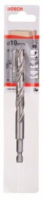 Grąžtas medienai BOSCH, 10 mm, 133 mm, 1/4" šešiabriaunis