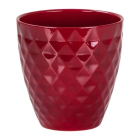 Keraminis vazonas, SCHEURICH 632/15 Dark red 56487 6, N