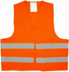 Šviesą atspindinti liemenė ALBURNUS, oranžinės spalvos, XL dydis, CE