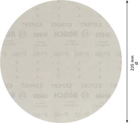 Šlifavimo tinklelis BOSCH, M 480, 225 mm, G180, 25 vnt.