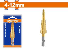 Pakopinis grąžtas WADFOW, 1/4", 4-12 mm, WJD12901