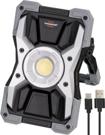 LED prožektorius pastatomas BRENNENSTUHL Spot 10, 10/15W, 1500lm, 6500K, IP54, įkraunamas