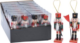 Eglutės žaisliukai Spragtukai, 2 vnt., mediena, 4,5 x 3,5 x 12 cm