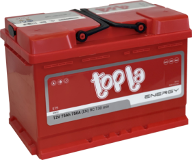 Akumuliatorius TOPLA ENERGY 12 V, 75 Ah, 750 A, EN