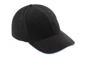 Kepurė HOGERT WORKWEAR Alf, su snapeliu, juoda spalva