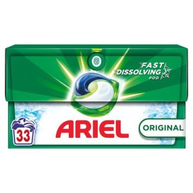 Skalbimo kapsulės ARIEL Original All in 1, 33 vnt.
