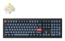 Belaidė žaidimų klaviatūra KEYCHRON V6 Max, 100% mechaninė, juodos sp., V6M-D4