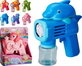 Muilo burbulai Delfinai, 118ml, 4x AA,  įvairių spalvų, be baterijų
