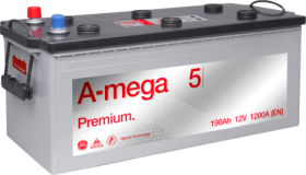Akumuliatorius A-MEGA PREMIUM 12 V, 190 Ah, 1200 A, EN