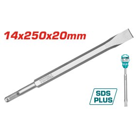 Kaltas SDS+ TOTAL, plokščias, 14x250x20 mm, TAC15121411