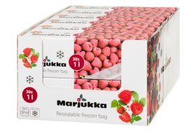 Užsegami šaldymo maišeliai MARJUKKA, 1 l, 30 vnt.