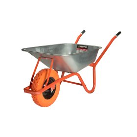 Statybinis karutis HERVIN CONSTRUCTION LUT200-V2, 100 l, 200 kg, pilnaviduris ratas 4,00 x 8"