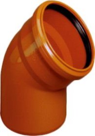 Lauko nuotekų trumpas perėjimas MAGNAPLAST PVC KG, DN160/110