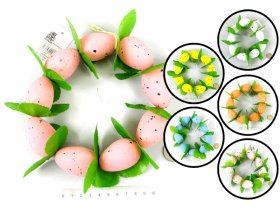 Velykinė dekoracija kiaušinių vainikas, 3 x 5 cm