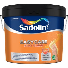 Vandeniniai sienų dažai SADOLIN Easycare Stay Clean, 9 l, BW bazė, nešvarumus atstumiantys