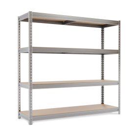 Sandėliavimo lentyna AR SHELVING BullrackRivet, metalinė, 4 lentynos, 200 x 200 x 60 cm