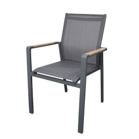 Kėdė NOVELLY HOME, aliuminė, pilkos sp., Set2 XT2215S