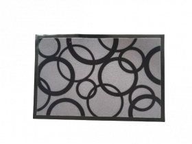 Kilimėlis POLO CIRCLES, 40 x 60, apskritimai, pilkas, 672-002