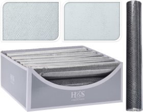 Audinys dekoravimui, sidabro sp., 30 x 500 cm