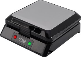 Vaflinė ADLER AD 3036, galia 1300 W, juodos / plieno sp.