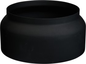 Lauko vazonas Puodynė, metalinis, juodos sp., 33 x 33 x 27 cm.