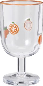 Vyno taurė, apelsinų dizaino, 345 ml