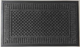  Kilimėlis RICCO OLYMPIA, 45 x 75 cm, 100% PP, gumos pagrindas, pilkos spl., 451-001