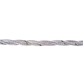 Instaliacinis tekstilinis kabelis ELECTRALINE Frrtx, 3x0.75 mm, baltos sp., 10 m
