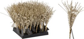 Dekoratyvinė šakelė, aukso sp., 4 x 4 x 23 cm