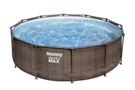 Baseinas BESTWAY Steel Pro Max, karkasinis, su priedais, 366x100 cm, 56709