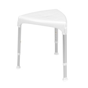 Dušo kėdė KID-MAN Trikis, trikampė, balta