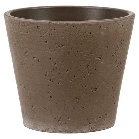 Kambarinis keraminis vazonas SCHEURICH (701/18), rudos sp., vazono skersmuo 18 cm.