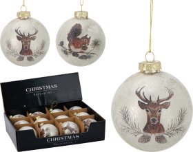 Eglutės žaisliukas Gyvūnai, 2 skirtingi dizainai, skersmuo 8 cm