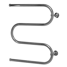 Rankšluosčių džiovintuvas-gyvatukas WELLMER, D25, 570x450mm, 2 laikikliai, F1/2'', AISI 316 nerūd. plienas, 34041