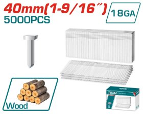 Vinys pneumatiniam pistoletui TOTAL, TAC918401, 40mm, Ga18,1,25X1,0mm, 5000 vnt, 