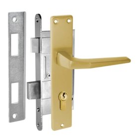 Įleidžiama spyna KURZEMES, ZV-45 F3 406C-DIKOO/F3,su rankena, su cilindru