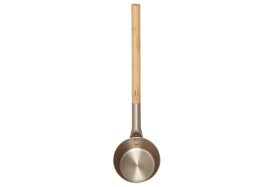 Pirties samtis RENTO CHAMPAGNE, aliuminis / mediena, talpa 0,3 l, 48 x 9 cm