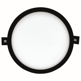 Montuojamas šviestuvas panelė TOPE Split, 22W, 1772lm, 4000K, IP44, apvali, įleidžiama, juodos sp.