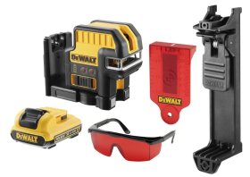 Kryžminis lazerinis nivelyras DEWALT DCE0825D1R, raudonas