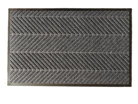 Kilimėlis RICCO Dunloop, 60 x 90 cm, pilkos spl., 100% PP, PVC pagrindas, 481-002