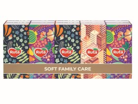 Popierinės nosinaitės RUTA Classic, 3 sl., 10 vnt., be kvapo