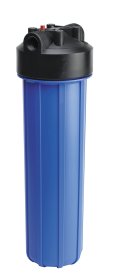 Vandens filto korpusas USTM WF20BB1-2, 20"x 1" BigBlue, 2 tarpinės, tvirtinimas, raktas