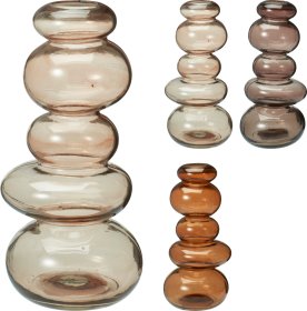 Vaza, 11 x 11 x 23,5 cm, 3 skirtingos sp.