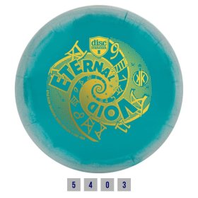 Diskgolfo diskas DISCMANIA S-Line MD4 Eternal Void, teal/silver