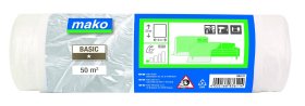 Apsauginė plėvelė MAKO Standart, 2 m x 25 m, 7 mk., 836101