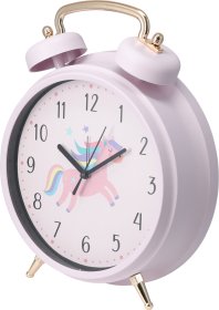 Vaikiškas laikrodis - žadintuvas KIDS, 4 skirtingos sp., 24 x 7,3  x 30 cm