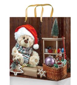 Kalėdinis dovanų maišelis Jumbo Xmas HS, 45,5 x 33 x 12,5 cm