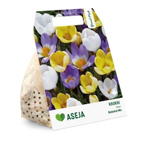Botaninių krokų Mix svogūnėliai ASEJA Grand Pack, 35 vnt., 5/7, 504306, (R)