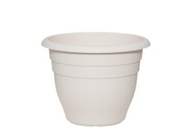 Plastikinis lauko vazonas 4Living, baltos sp., 40 x 40 x 31 cm.